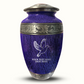 Custom Large Cremation Urn for Human Ashes - Elevate Collection - Memorial Dove Design - Distressed Finish - 200 Cubic Inch