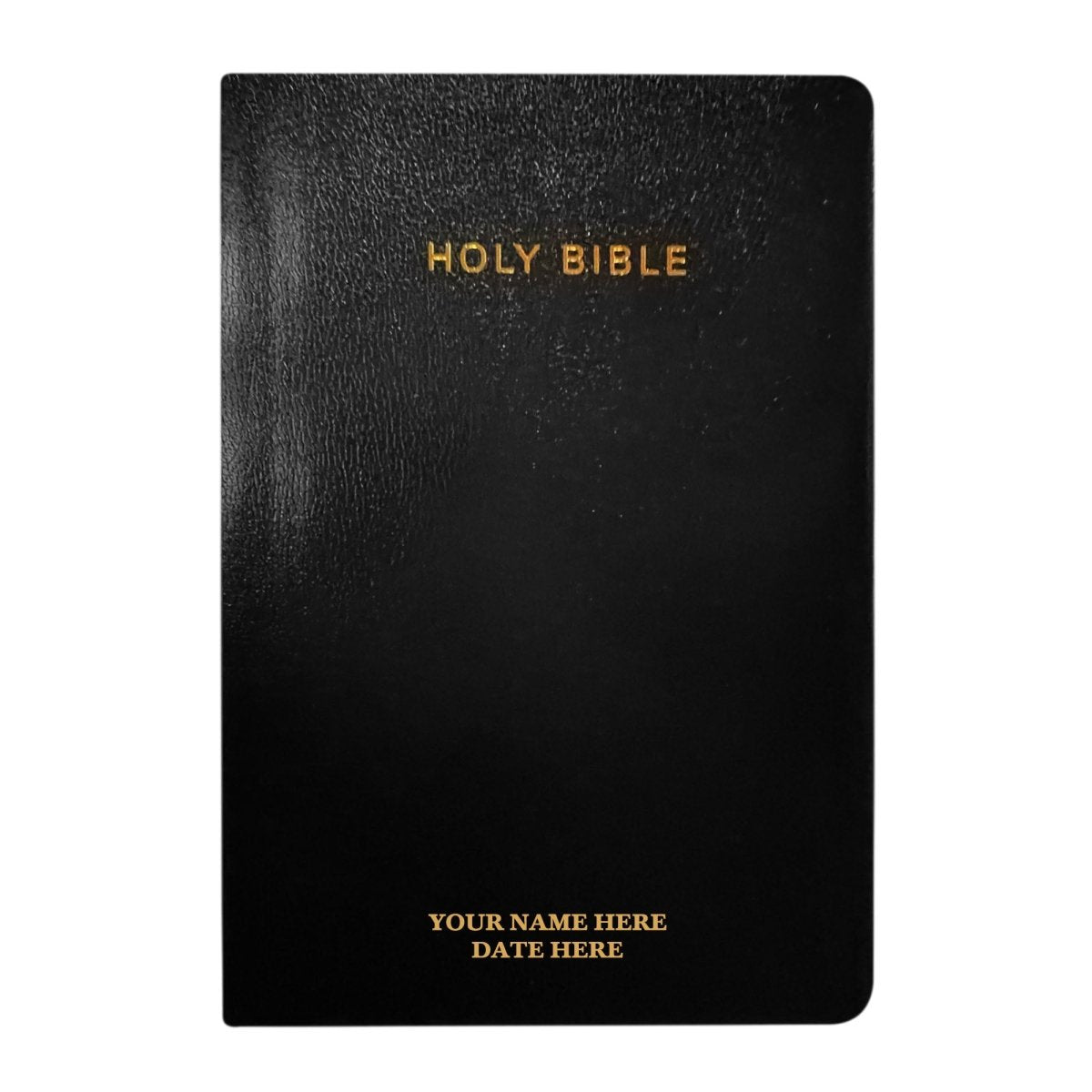 Personalized KJV Holy Bible Bonded Leather Reference Bible Large Print Christian King James Version Bible Custom with Name, Date or Text Gift for Christian & Religious Celebrations | Shepherds Shelf - Shepherds Shelf