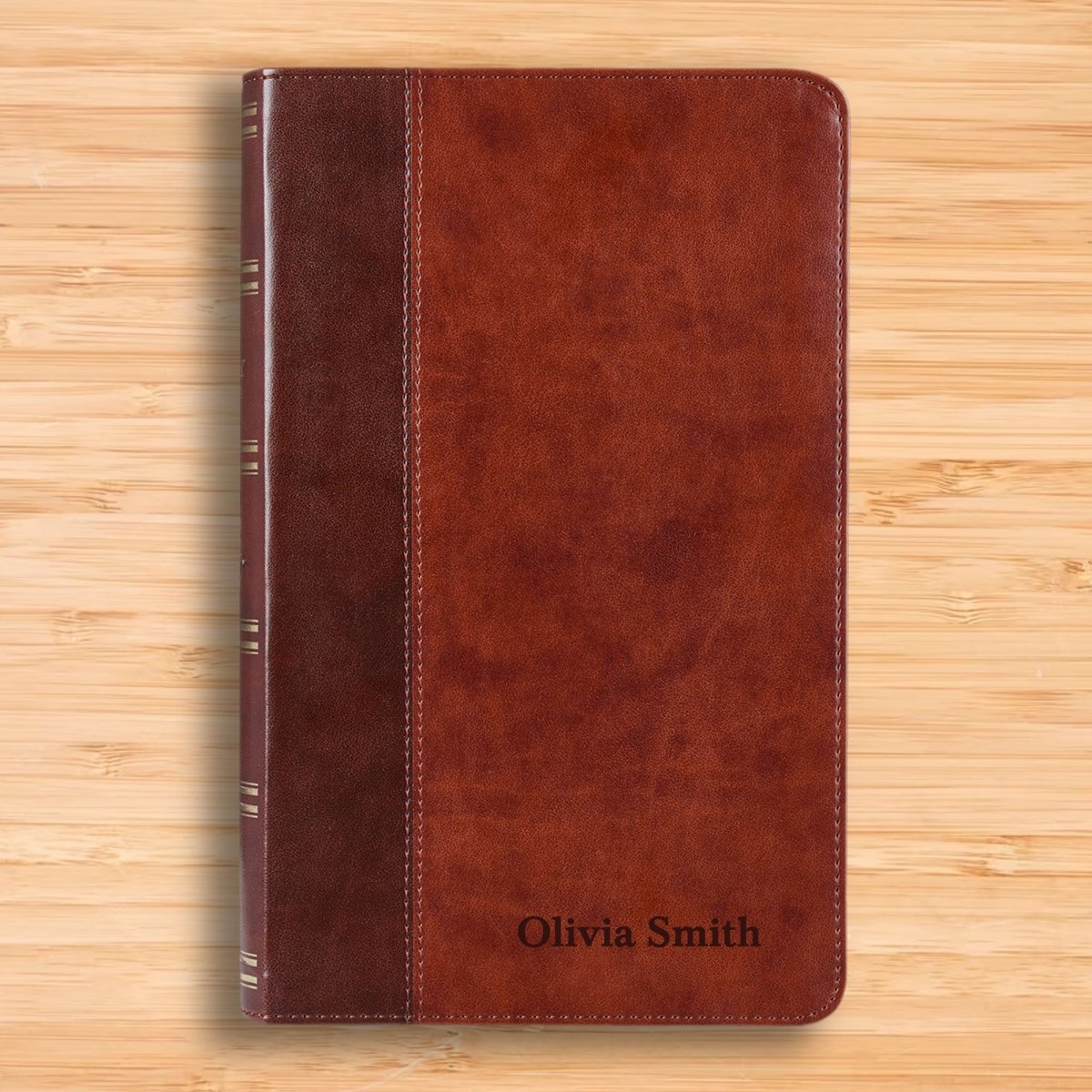 Personalized KJV Holy Bible Faux Leather King James Version Premium Holy Bible Words of Christ in Red Custom Engraved with Name Gift for Christian & Religious Celebrations | Shepherds Shelf - Shepherds Shelf