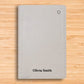 Personalized NET Holy Bible Custom Engraved with Your Name | Medium Print Faux Leather New English Translation Bible with Index Tabs Stone Gray | Shepherds Shelf - Shepherds Shelf