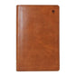 Personalized NET Holy Bible Custom with Your Name and Date | Medium Print Faux Leather New English Translation Bible with Index Tabs Brown | Shepherds Shelf - Shepherds Shelf