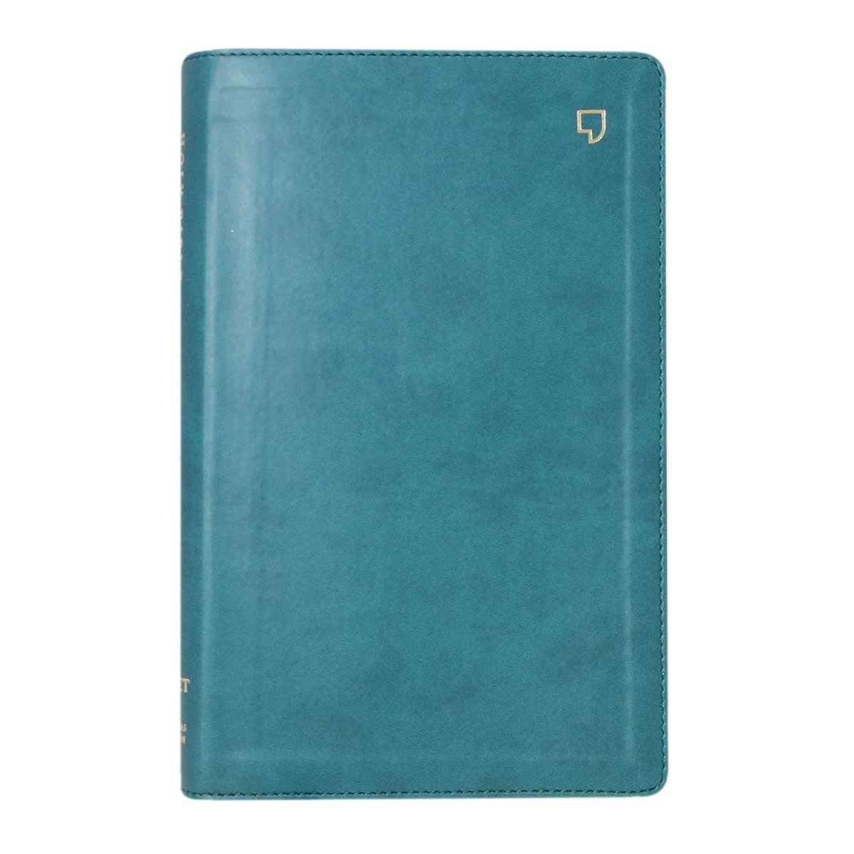 Personalized NET Holy Bible Custom with Your Name and Date | Medium Print Faux Leather New English Translation Bible with Index Tabs Teal | Shepherds Shelf - Shepherds Shelf