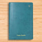 Personalized NET Holy Bible Custom with Your Name and Date | Medium Print Faux Leather New English Translation Bible with Index Tabs Teal | Shepherds Shelf - Shepherds Shelf