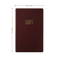 Personalized NIV Bible New International Version Faux Leather Holy Bible with Custom Name Small Print with Red - Highlighted Verses Burgundy | Shepherds Shelf - Shepherds Shelf