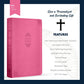 Personalized NIV Thinline Holy Bible Medium Print Size Custom Engraved | Includes Name and Up to 3 Rows of Text on Faux Leather Cover PInk | Shepherds Shelf - Shepherds Shelf