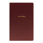 Personalized NKJV Bible New King James Version Faux Leather Holy Bible with Custom Name Small Print with Red - Highlighted Verses Burgundy | Shepherds Shelf - Shepherds Shelf