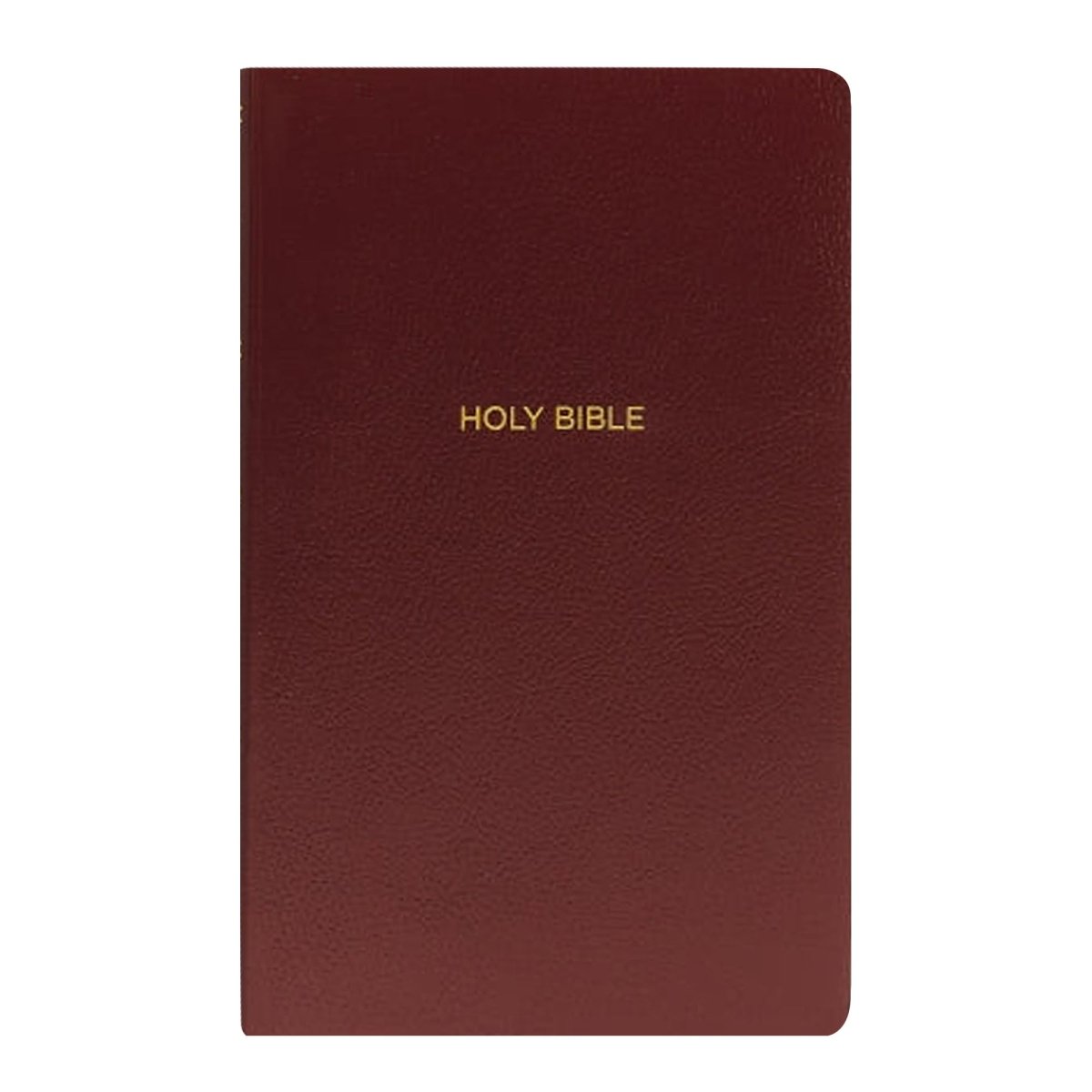 Personalized NKJV Bible New King James Version Faux Leather Holy Bible with Custom Name Small Print with Red - Highlighted Verses Burgundy | Shepherds Shelf - Shepherds Shelf