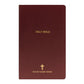 Personalized NKJV Bible New King James Version Faux Leather Holy Bible with Custom Name Small Print with Red - Highlighted Verses Burgundy | Shepherds Shelf - Shepherds Shelf